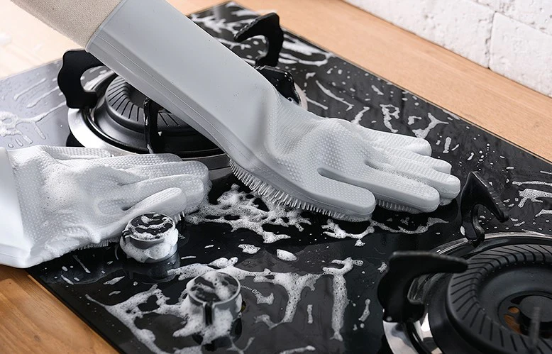 Magic Silicone Washing Gloves - Image 5